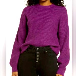 BP Crewneck RibbedWomen's
Sweater in Purple Size XXS NWT